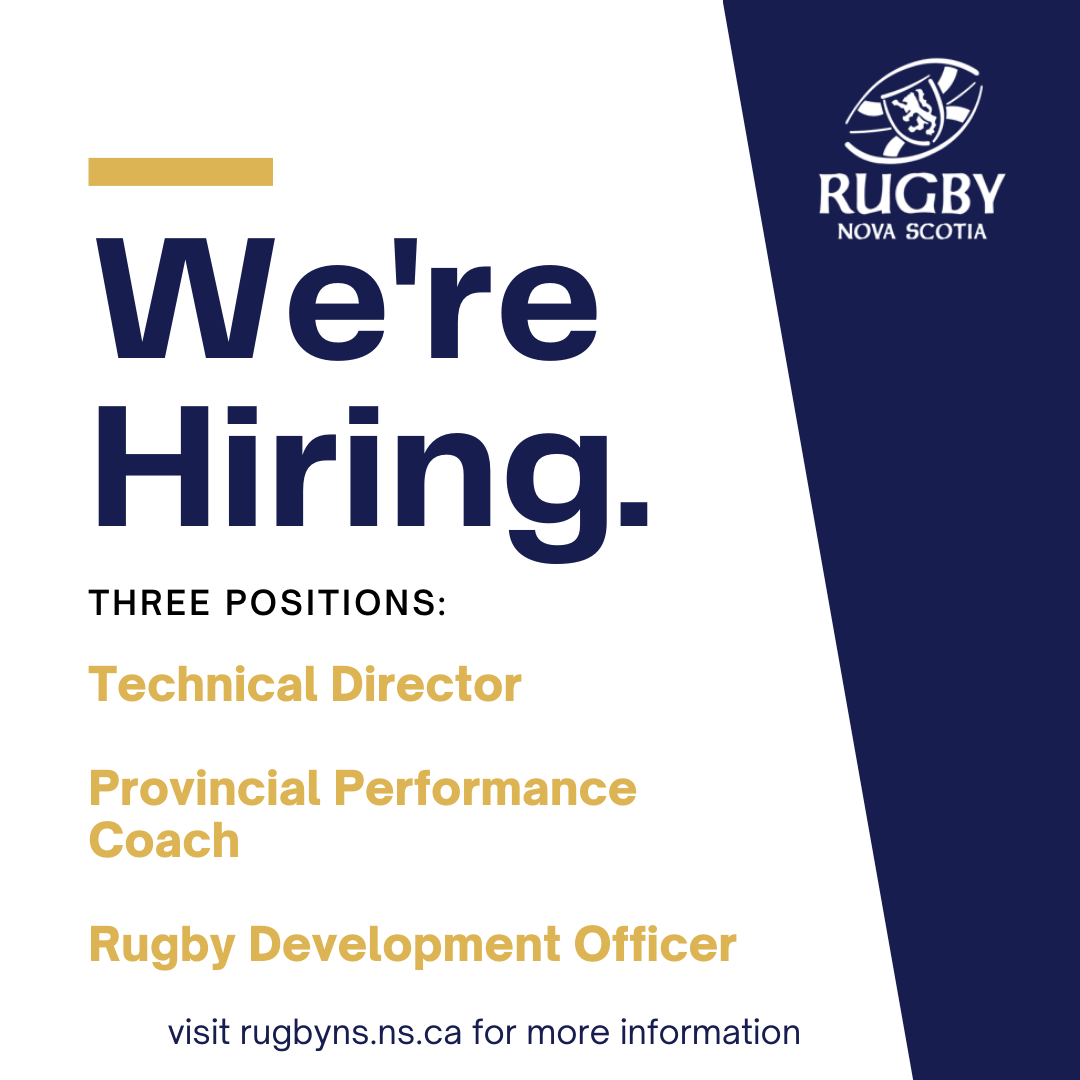 We’re Hiring! Nova Scotia Rugby