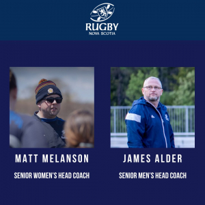 Rugby Nova Scotia is delighted to announce our Senior Men’s and Women’s head coaches for the next 2-year cycle.